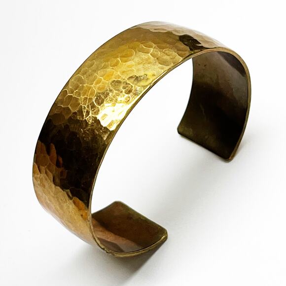 MRC Navajo Myles Roy Calladitto Hammered Cuff Bracelet - Picture 7 of 7